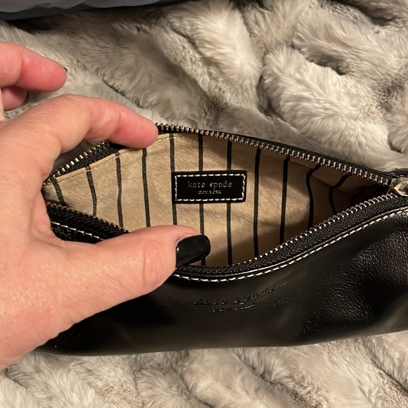 Kate Spade New York Small black leather satchel - Picture 6 of 8